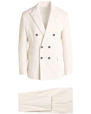 Eleventy Suit Cotton, Cashmere, Elastane - White