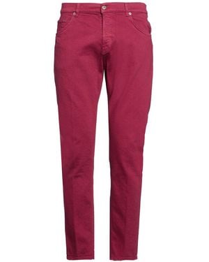 Dondup Pantalon En Jean - Rouge