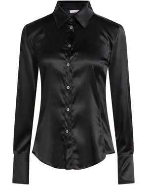 Robert Friedman Shirt Silk, Elastane - Black