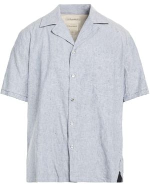 Crossley Shirt Linen, Cotton - Blue