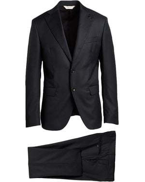 Paoloni Suit Virgin Wool - Black