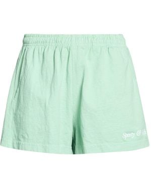 Sporty & Rich Light Shorts & Bermuda Shorts Cotton - Green