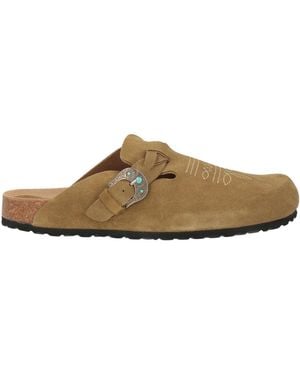 Taji Military Mules & Clogs Leather - Brown