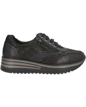 Cinzia Soft Trainers Leather - Black