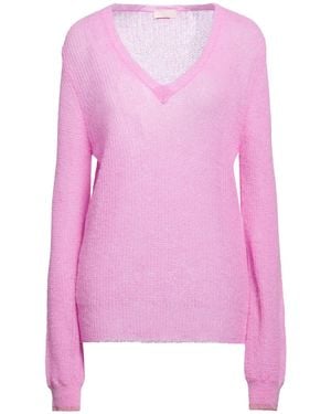 Liu Jo Sweater Baby Alpaca Wool, Recycled Polyamide, Wool, Polyamide - Pink