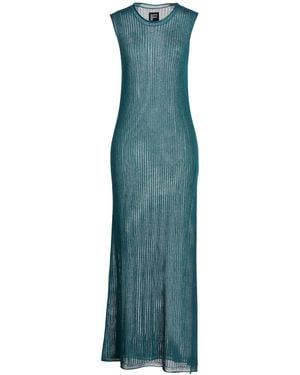 Fisico Maxi Dress Viscose, Polyester - Green