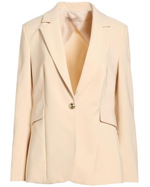 Rinascimento Blazer Polyester, Elastane - Natural