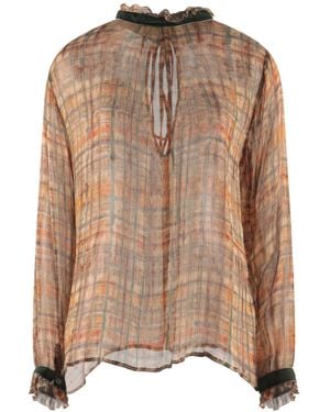 SKILLS & GENES Top Viscose - Brown