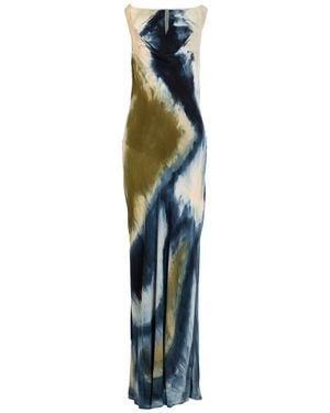 Raquel Allegra Maxi Dress Viscose - Blue