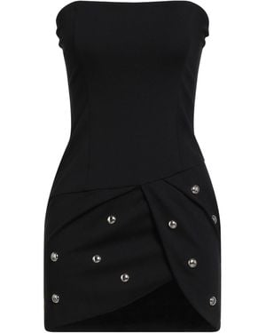 Gaelle Paris Mini Dress Rayon, Polyamide, Elastane - Black