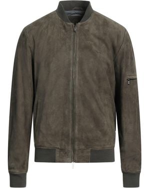 Harmont & Blaine Military Jacket Sheepskin - Green