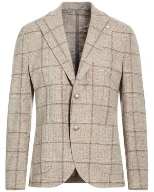 L.B.M. 1911 Blazer Acrylic, Virgin Wool, Polyester - Natural
