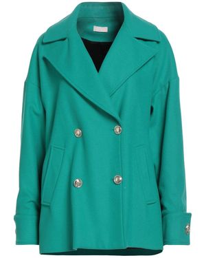 Liu Jo Coat Polyester, Acrylic, Virgin Wool - Green