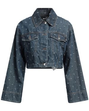 Love Moschino Denim Outerwear Cotton - Blue