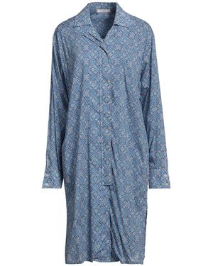 Fedeli Midi Dress Cotton, Elastane - Blue