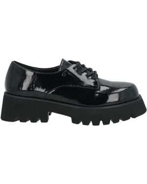Manufacture D'essai Lace-Up Shoes Textile Fibres - Black