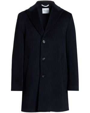 DIGEL Midnight Coat Wool, Polyester, Cashmere - Blue
