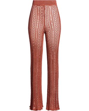 Liu Jo Rust Pants Viscose - Red