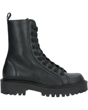 Vic Matié Ankle Boots Leather - Black
