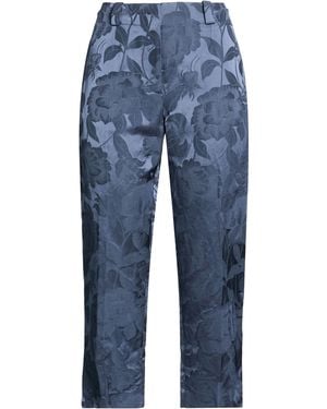 KENZO Pants Viscose, Linen, Cotton - Blue