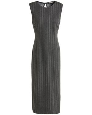 Malo Midi Dresses - Gray