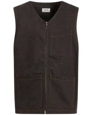 Agolde Dark Denim Outerwear Cotton - Black