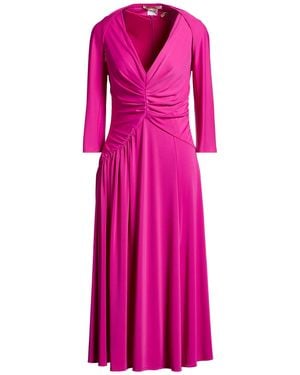 Pennyblack Fuchsia Midi Dress Polyester, Elastane - Pink