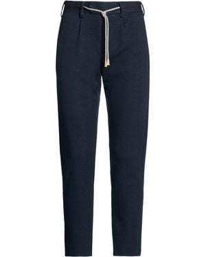 Eleventy Midnight Pants Cotton, Linen, Polyamide, Elastane - Blue