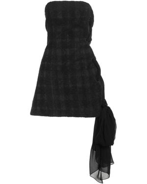 Rochas Mini Dress Acetate, Polyester, Wool, Viscose, Polyamide - Black