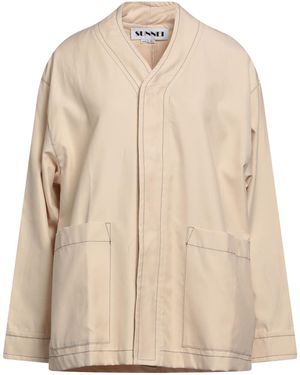Sunnei Overcoat & Trench Coat - Natural