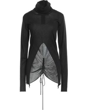 Isabel Benenato Turtleneck - Black
