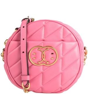 Moschino Couture X Smiley World -- Cross-Body Bag Leather - Pink