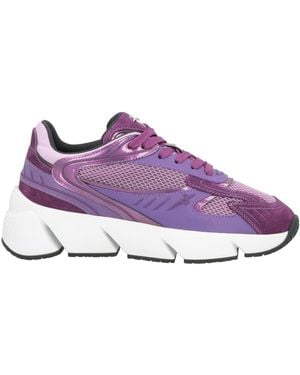 Cesare Paciotti Trainers Textile Fibres, Leather - Purple