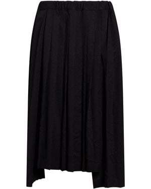 Comme des Garçons Midi Skirt Polyester - Black