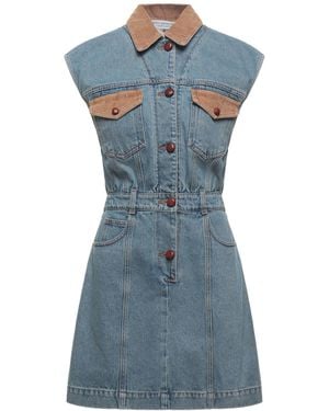 Philosophy Di Lorenzo Serafini Mini Dress - Blue