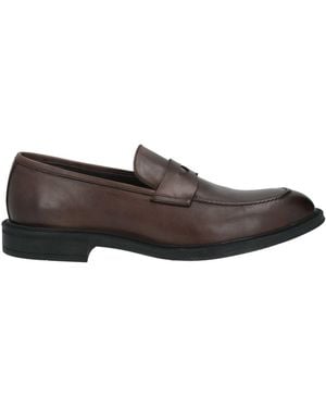 Dino Draghi Loafers Leather - Grey