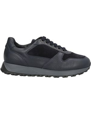 Doucal's Midnight Trainers Leather - Black
