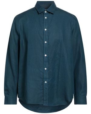 Edition10 Shirt Linen, Lyocell - Blue