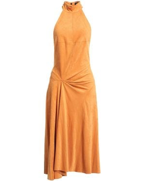 Isabel Marant Midi Dress Polyester, Polyamide - Orange