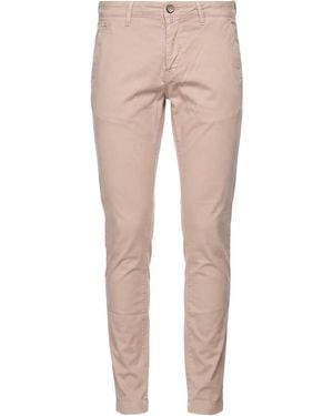 Jacob Cohen Antique Rose Trousers Cotton, Elastane - Natural