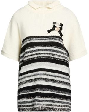 Clips More Sweater Acrylic, Polyester, Cotton, Synthetic Fibers, Wool - White
