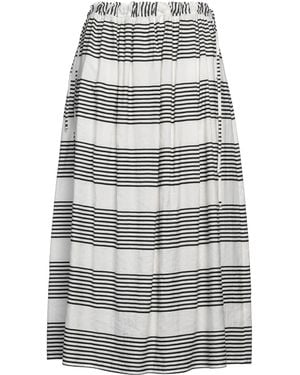 Rossopuro Midi Skirt Viscose, Polyester - Gray