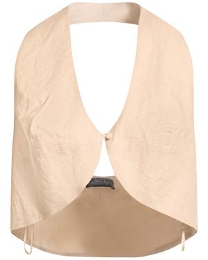 ACTUALEE Tailored Vests - Natural