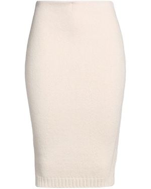 Tom Ford Midi Skirt Polyamide, Wool, Cashmere, Elastane - White