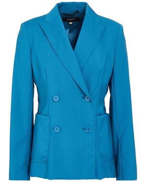 Weekend by Maxmara Blazer Virgin Wool - Blue
