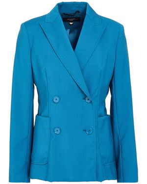 Weekend by Maxmara Blazer Virgin Wool - Blue
