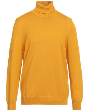 Drumohr Marigold Turtleneck Merino Wool - Yellow