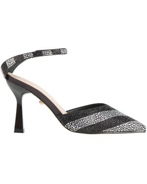 Twenty Four Haitch Escarpins - Noir