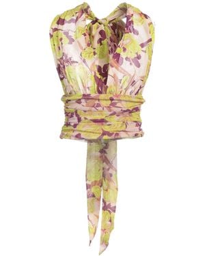 Pinko Top Polyamide, Viscose - Metallic