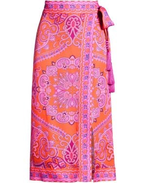 FARM Rio Midi Skirt - Pink